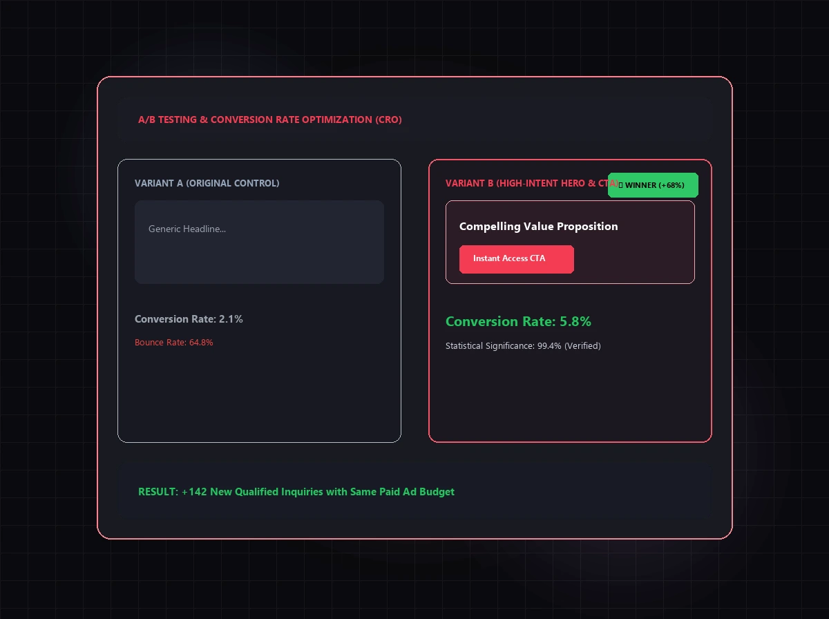 Landing Page Optimization visual