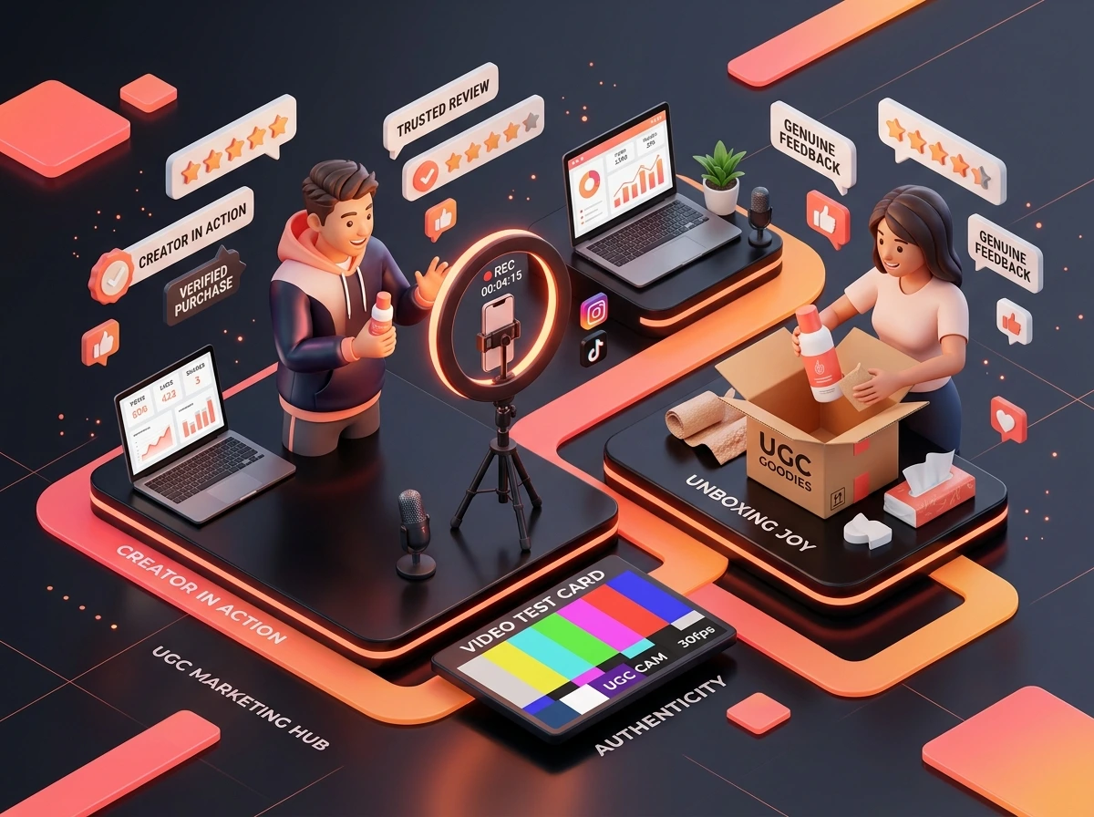 UGC (User-Generated Content) visual