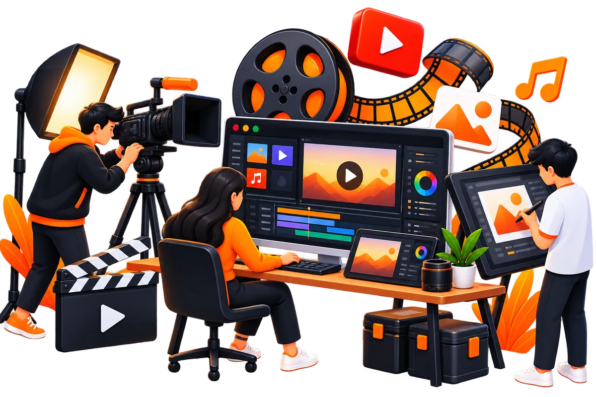 Video and visual production creative